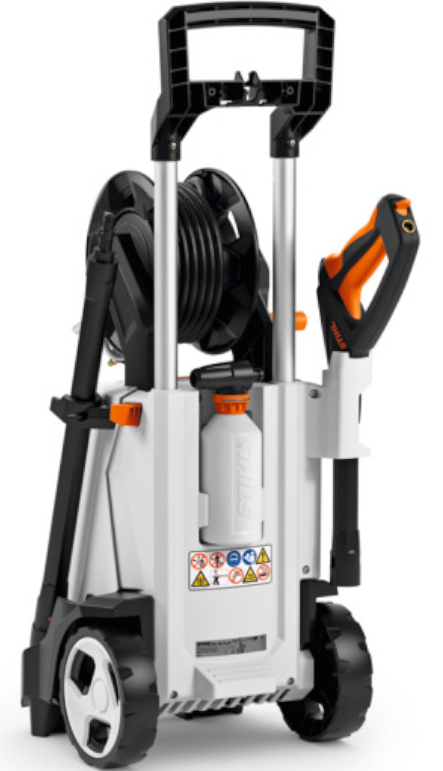 Απεικονίζει Πλυστικό Υψηλής Πίεσης RE 130 PLUS Stihl 135bar.